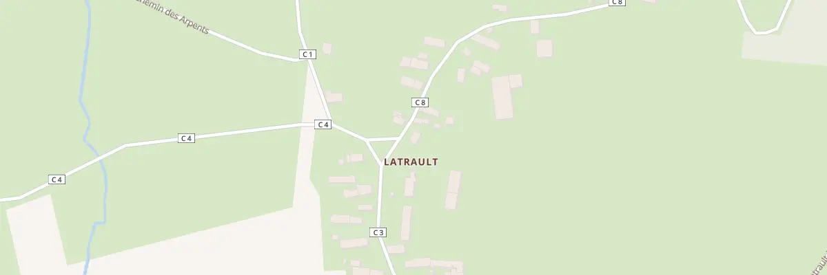 Plan du 57 Latrault à Breugnon