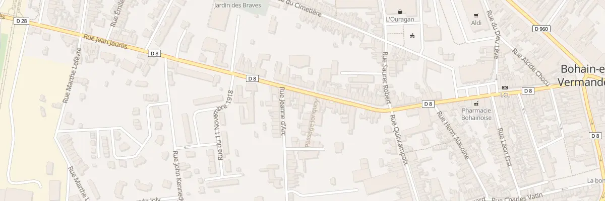 Plan du 97 Rue Jean Jaurès à Bohain-en-Vermandois