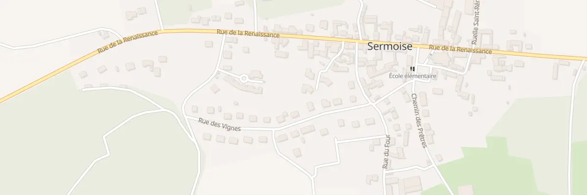 Plan du 24 Rue de la Renaissance à Sermoise