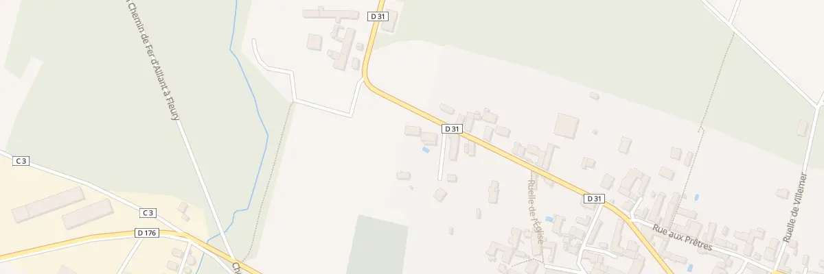 Plan du 36 Rte de Joigny à Fleury-la-Vallée