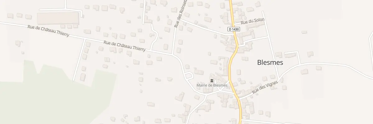 Plan du 10 Rue des Roinsettes à Blesmes
