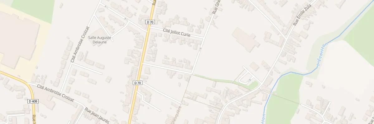 Plan du 2 Cité Joliot-curie à Thiant