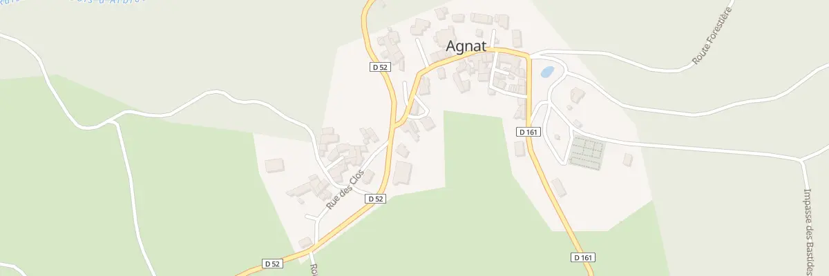 Plan du 5024 Le Bourg à Agnat