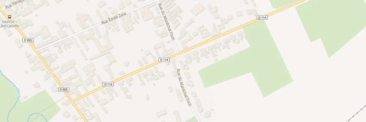 Plan du 113 Rue du Maréchal Foch à Saulzoir