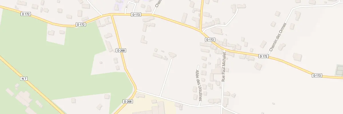 Plan du 12 Rue du Terroir de Villefranche à Rongères