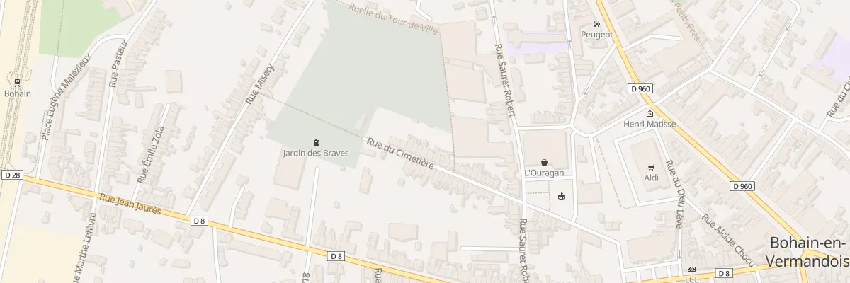 Plan du 46 Rue du Cimetière à Bohain-en-Vermandois