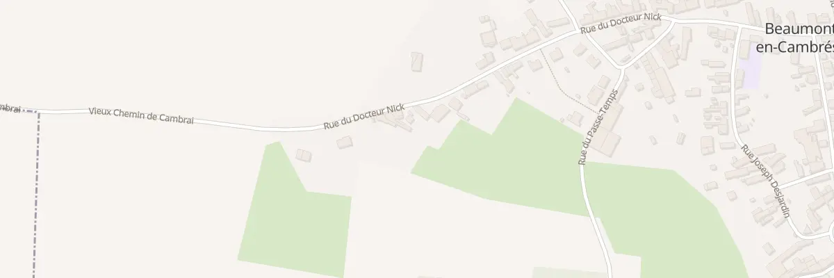 Plan du 51 Rue du Docteur Nick à Beaumont-en-Cambrésis