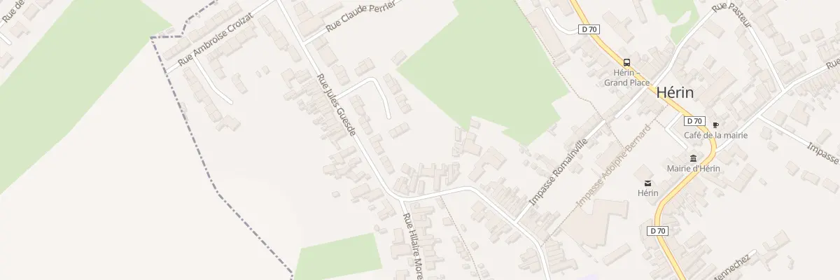 Plan du 72 Rue Jules Guesde à Hérin