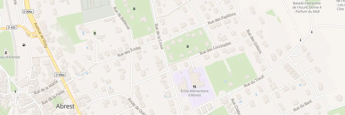 Plan du 10 Rue de la Croux à Abrest