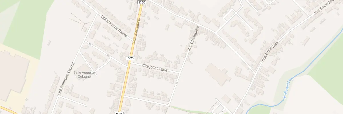 Plan du 29 Cité Joliot-curie à Thiant