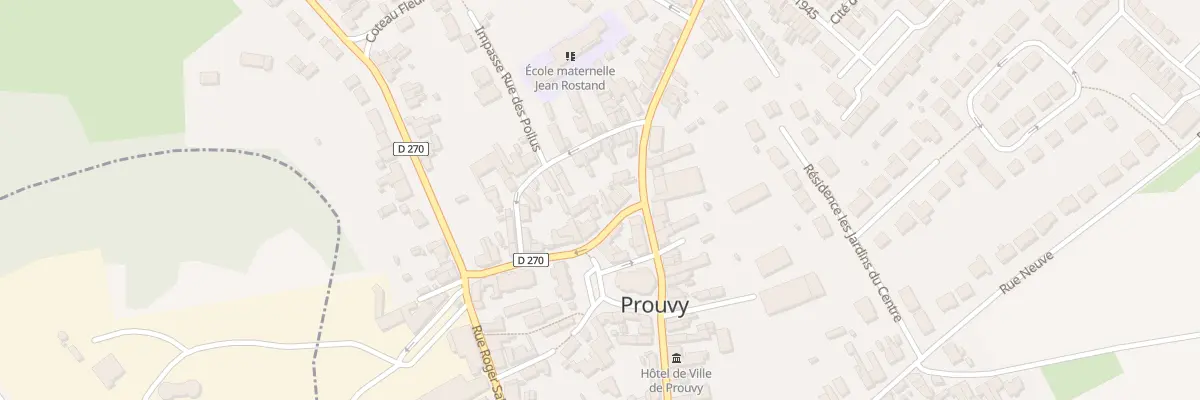 Plan du 6B Rue Jean Jaurès à Prouvy