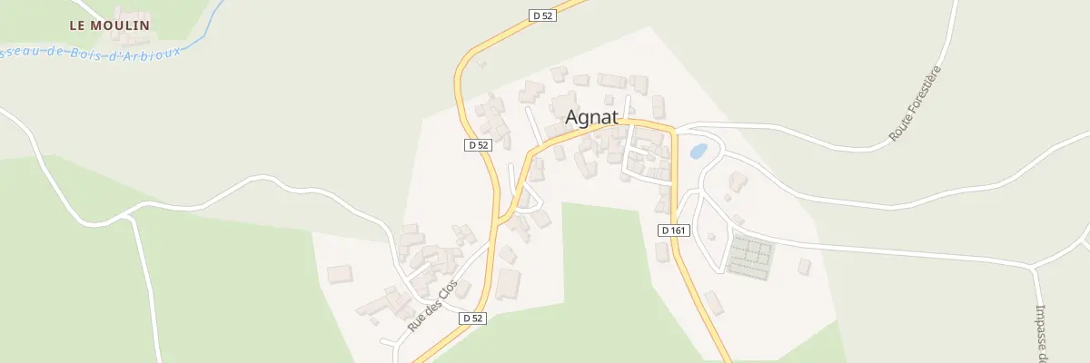 Plan du 5002 Le Bourg à Agnat