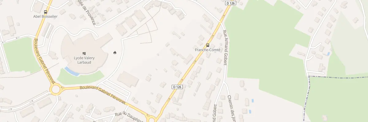 Plan du 74 Rue F Lafaye à M Menut à Cusset