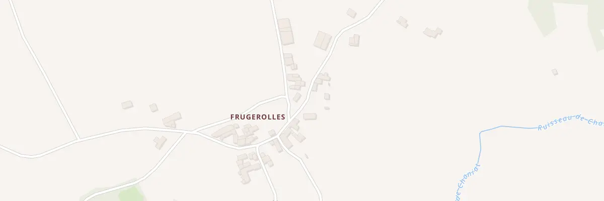 Plan du 5210 Frugerolles à Fontannes