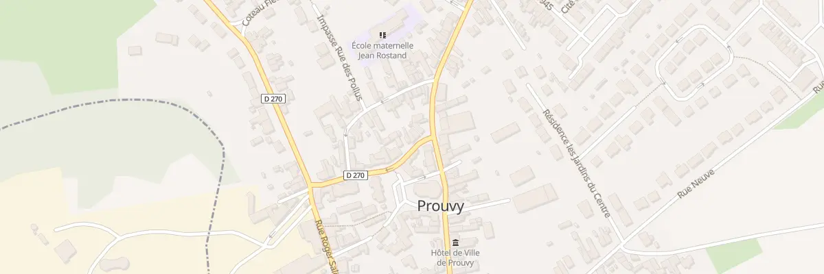 Plan du 6 Rue Jean Jaurès à Prouvy