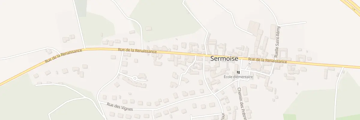 Plan du 28 Rue de la Renaissance à Sermoise