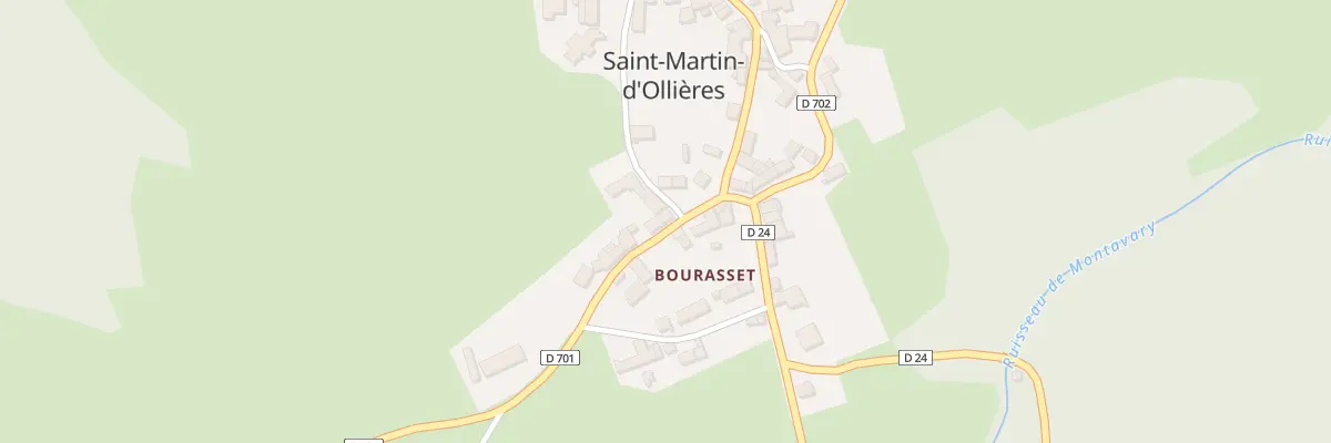 Plan du 5016 Le Bourg à Saint-Martin-d’Ollières