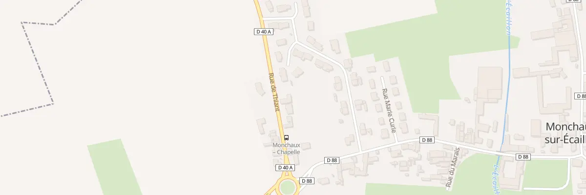 Plan du 7 Rue de Thiant à Monchaux-sur-Écaillon