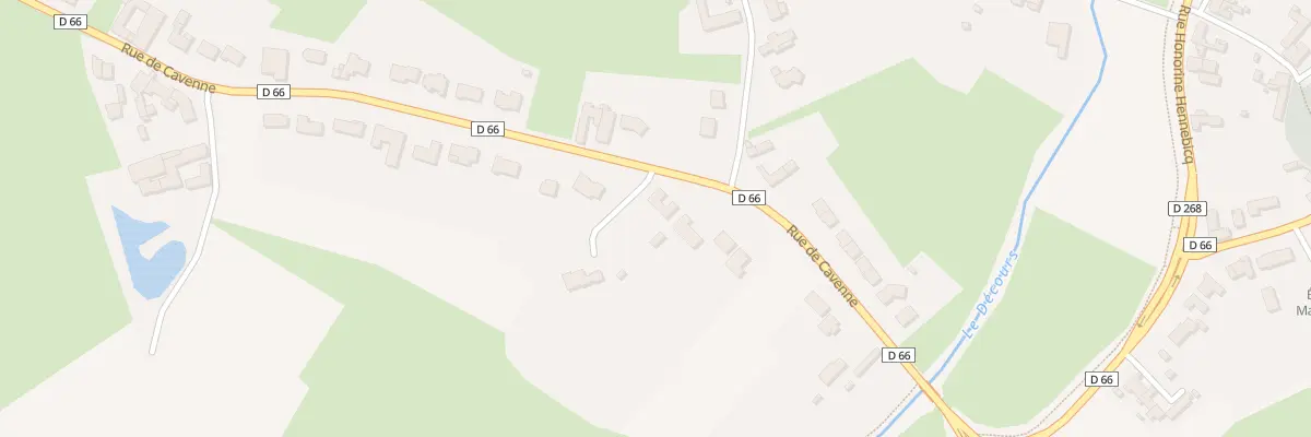 Plan du 335 Rue de Cavenne à Nivelle