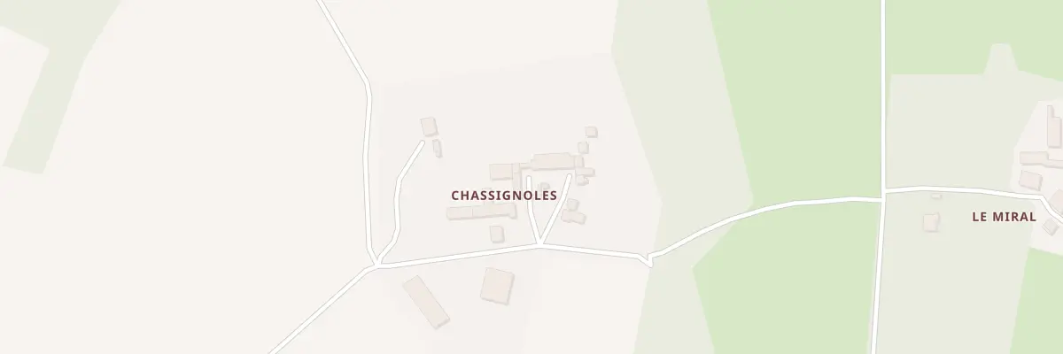 Plan du 9 Chassignoles à Orléat