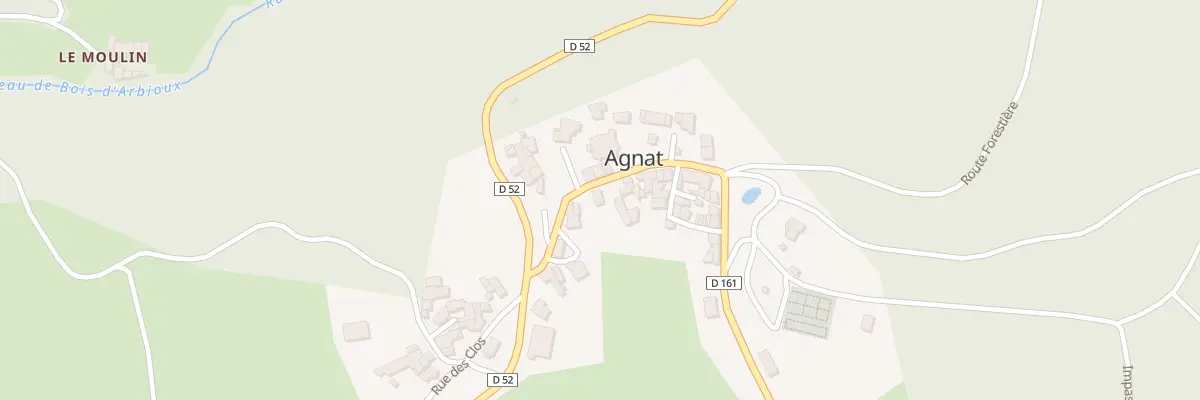 Plan du 5004A Le Bourg à Agnat