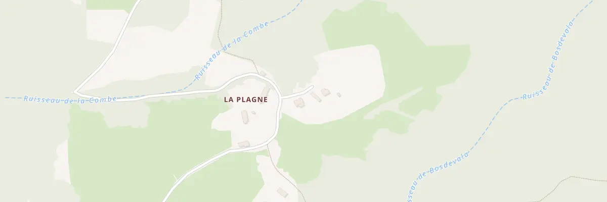 Plan du 5033 La Plagne à Saint-Jean-des-Ollières