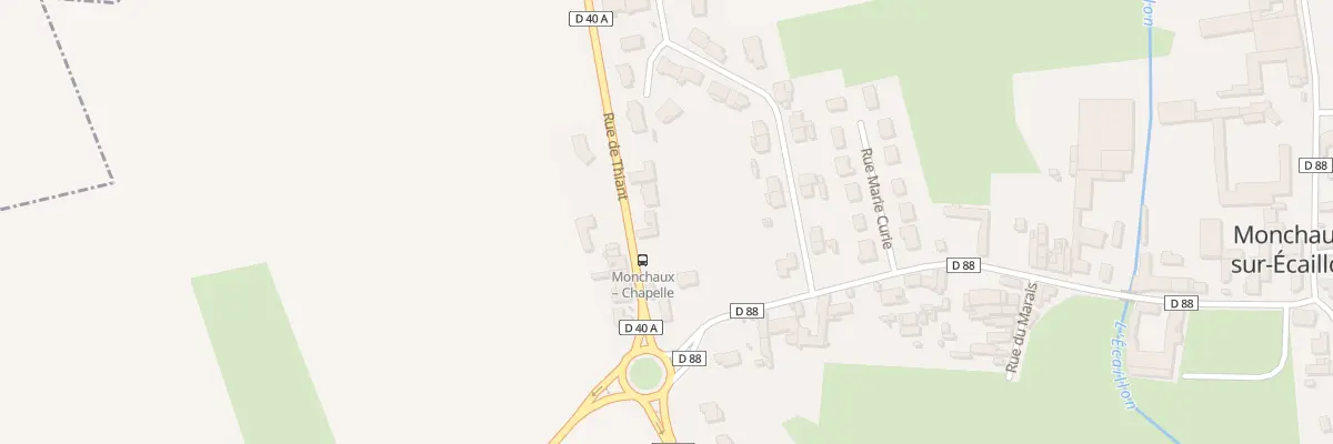 Plan du 3 Rue de Thiant à Monchaux-sur-Écaillon