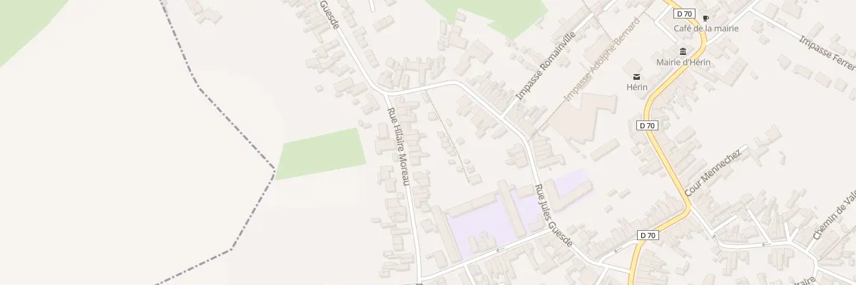 Plan du 13 Rue Hilaire Moreau à Hérin