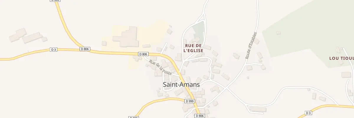 Plan du 5037 Rue du Cimetiere à Monts-de-Randon
