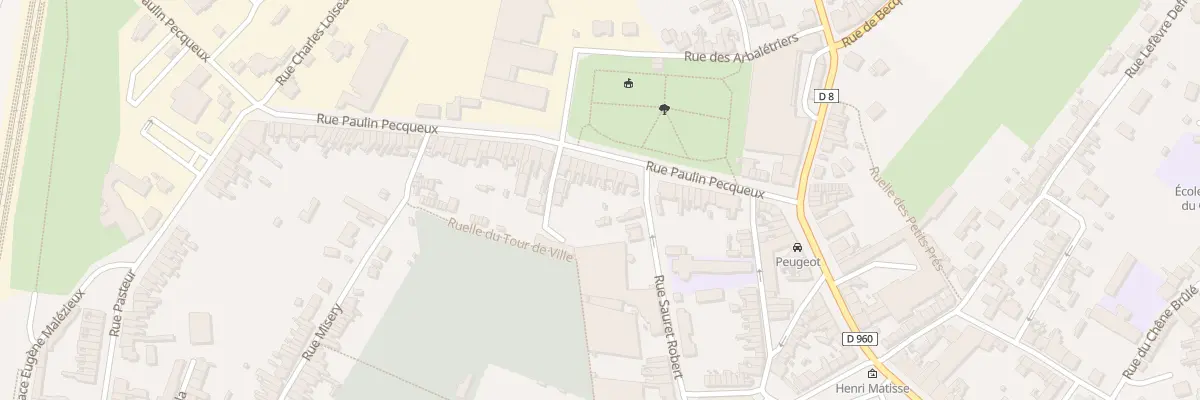 Plan du 63 Rue Paulin Pecqueux à Bohain-en-Vermandois