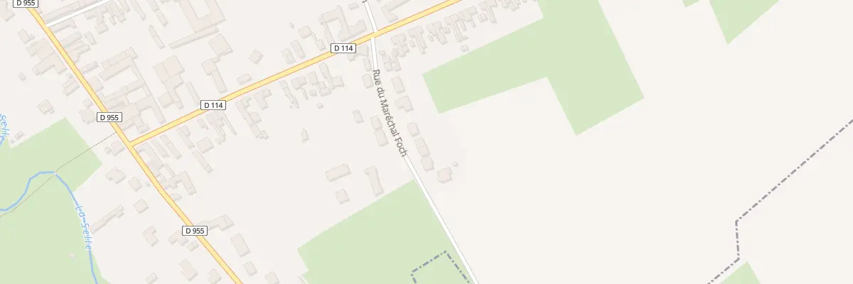 Plan du 123 Rue du Maréchal Foch à Saulzoir