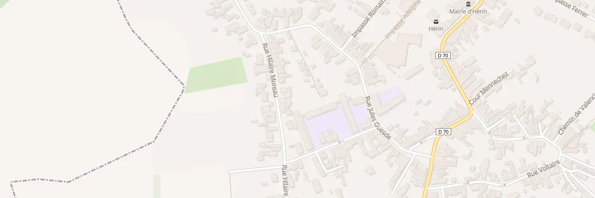 Plan du 27 Rue Hilaire Moreau à Hérin