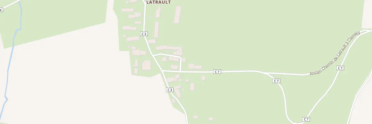 Plan du 72 Latrault à Breugnon