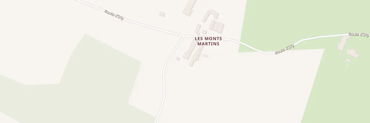 Plan du 6 Les Monts Martins à Pourrain