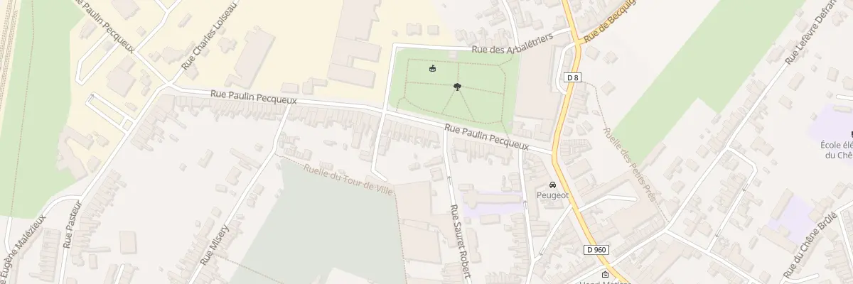 Plan du 59 Rue Paulin Pecqueux à Bohain-en-Vermandois