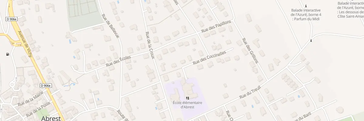Plan du 3 Rue des Coccinelles à Abrest