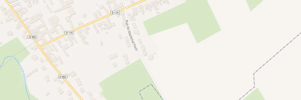 Plan du 125 Rue du Maréchal Foch à Saulzoir