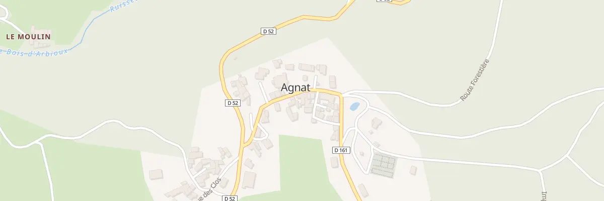 Plan du 5005 Le Bourg à Agnat
