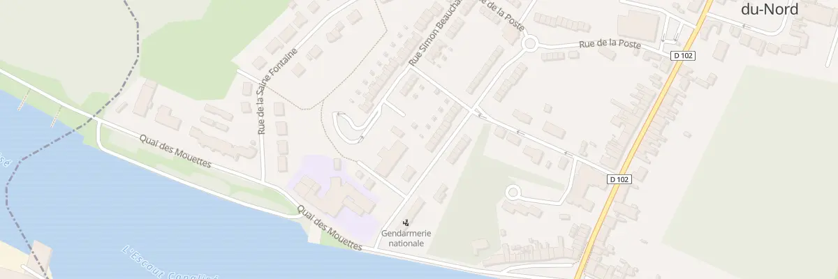 Plan du 48 Rue Simon Beauchamp à Mortagne-du-Nord