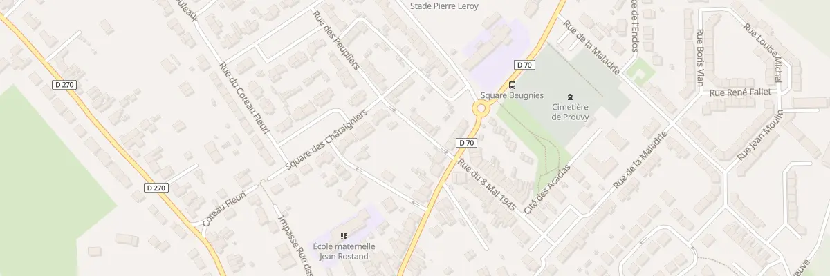 Plan du 21 Rue de l’Egalité à Prouvy