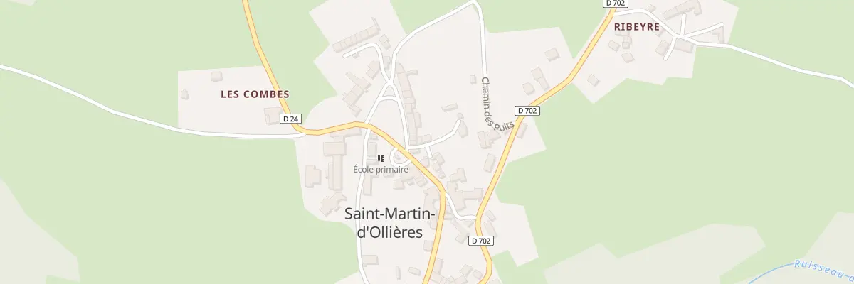 Plan du 5068 Le Bourg à Saint-Martin-d’Ollières