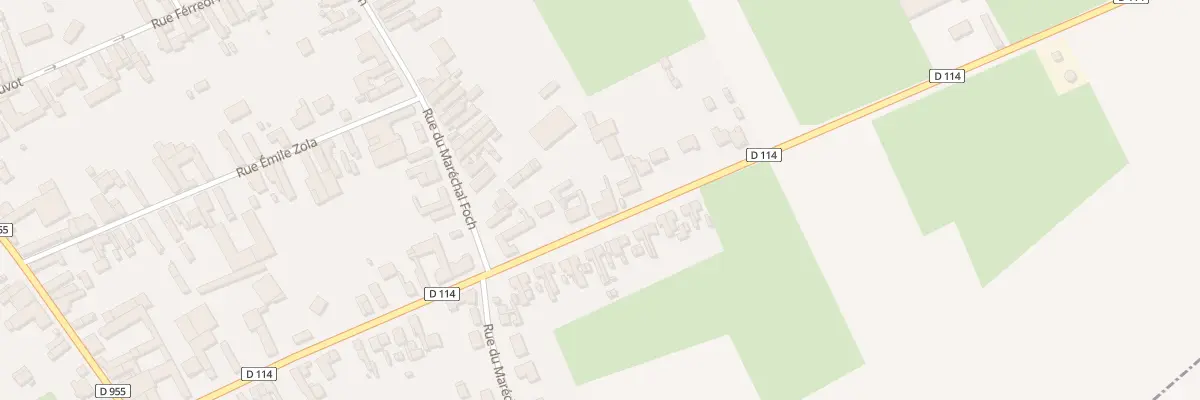 Plan du 25 Rue Jean Mermoz à Saulzoir