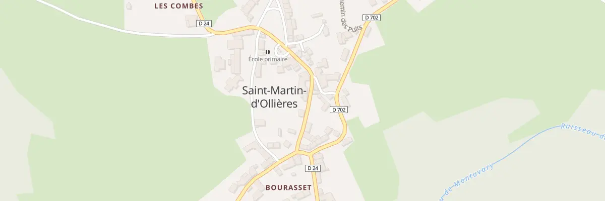 Plan du 5009 Le Bourg à Saint-Martin-d’Ollières