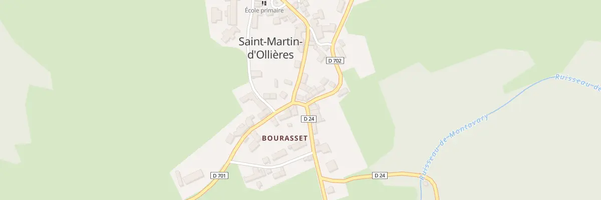 Plan du 5048 Le Bourg à Saint-Martin-d’Ollières