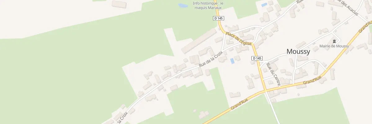 Plan du 4 Rue de Croix à Moussy