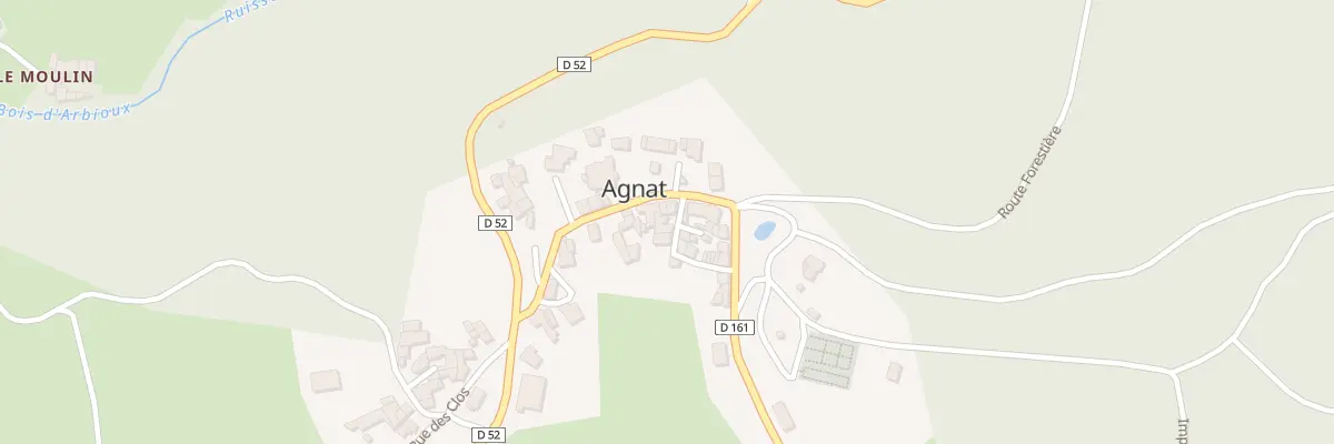 Plan du 5007 Le Bourg à Agnat