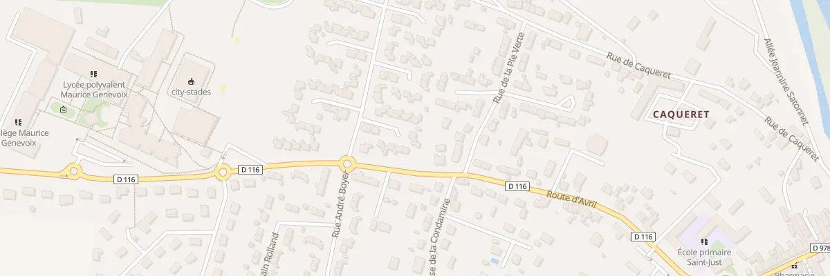 Plan du 16 Rue des Gours à Decize