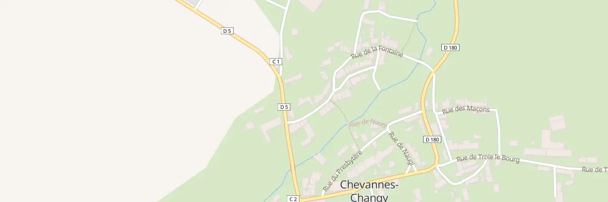 Plan du 3 Rue de la Fontaine à Chevannes-Changy