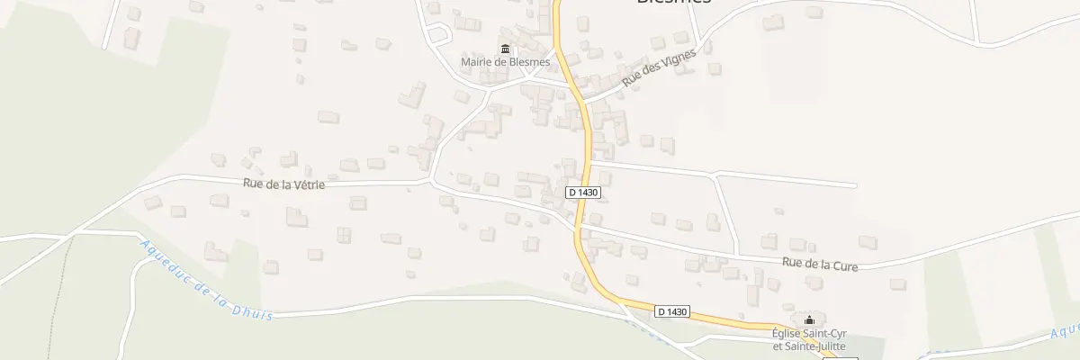Plan du 36 Rte de Courboin à Blesmes