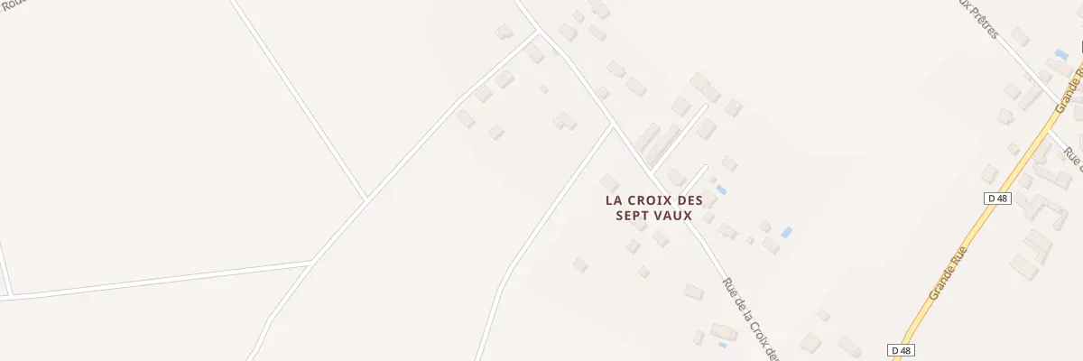 Plan du 27 Rue de la Crx des Sept Voies à Charbuy